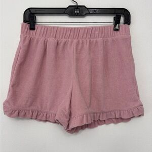 J. Crew Crewcuts Girls Ruffle 2 Pair Shorts Tye Dye Terry Cloth Size 14